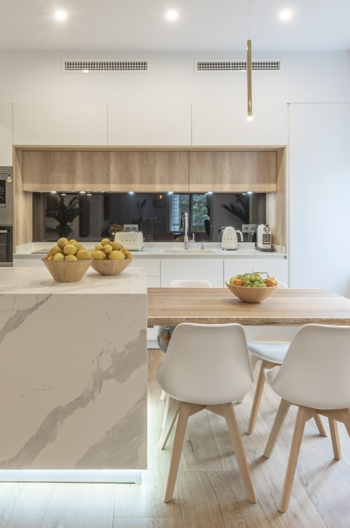 Cocina de una reforma de lucho hecha en Madrid